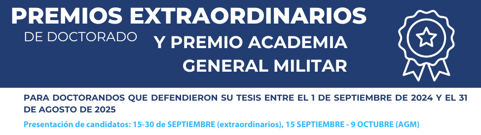 Convocatoria premio extraordinarios y premios Academia General Militar