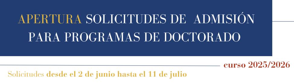 Apertura solicitudes de admisión 25/26